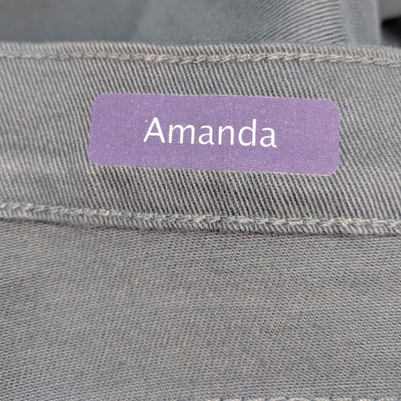 Gloria Vanderbilt jeans 18 short gray tapered leg - Picture 7 of 8